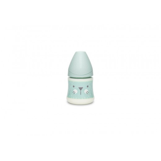 Пляшечка 150 мл Suavinex Затишні історії, повільний потік, бірюзова