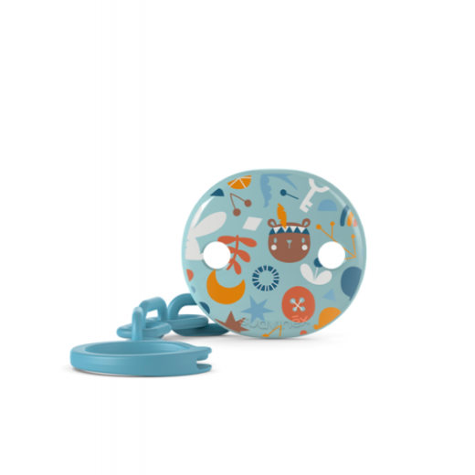 Кліпса для пустушки Suavinex - Лісові історії, блакитна Кліпса для пустушки Suavinex - Лісові історії, блакитна