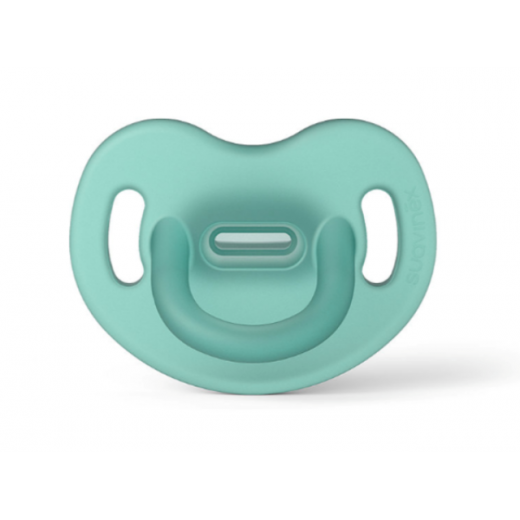 Пустышка силиконовая Suavinex анатомическая соска, 0-6 месяцев, зеленая