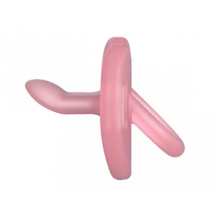 Пустышка силиконовая Suavinex анатомическая соска, 0-6 месяцев, розовая