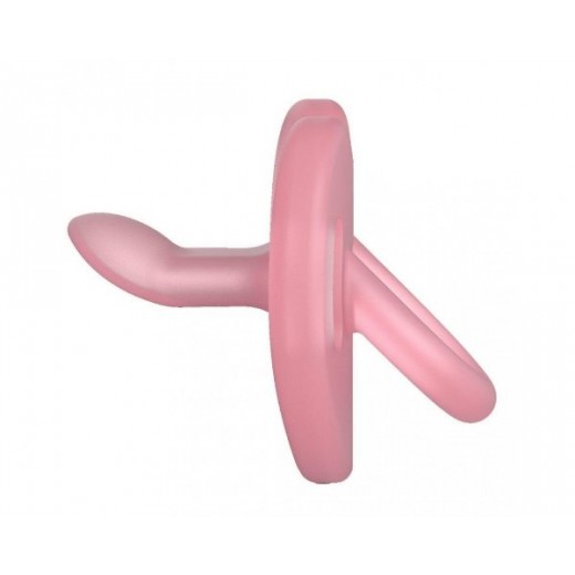 Пустышка силиконовая Suavinex анатомическая соска, 0-6 месяцев, розовая