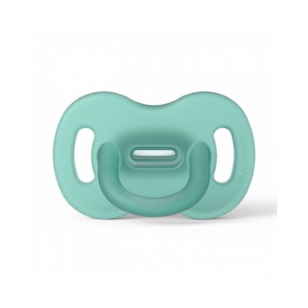 Пустышка силиконовая Suavinex физиологическая соска 0-6 месяцев, зеленая