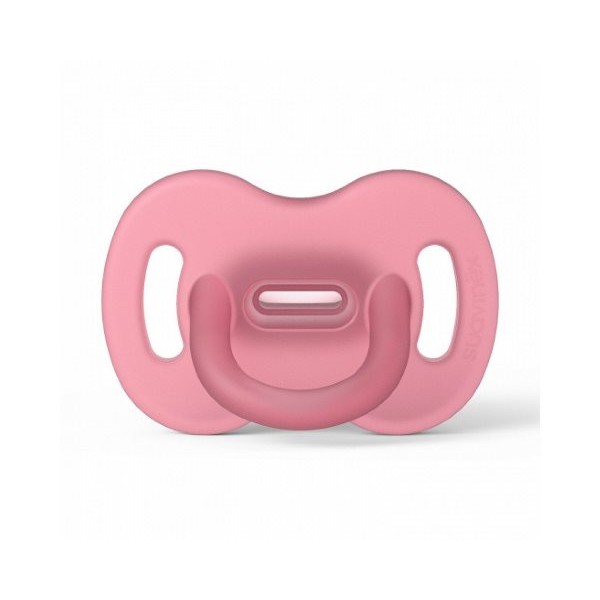 Пустышка силиконовая Suavinex физиологическая соска - 0-6 месяцев, розовая