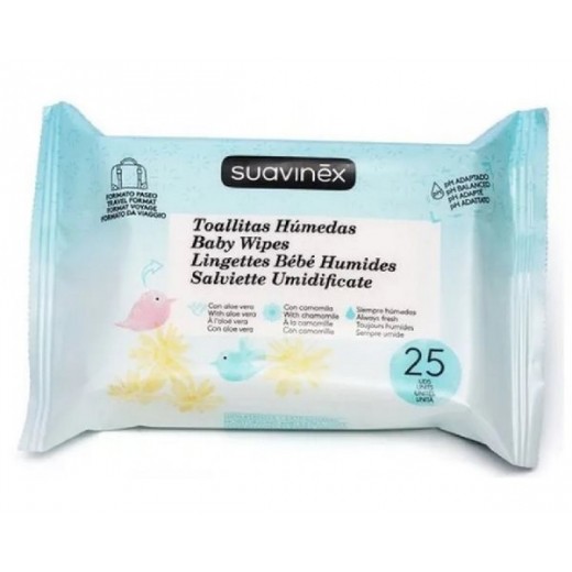 Гигиенические салфетки Suavinex, 25 шт. Гигиенические салфетки Suavinex, 25 шт.
