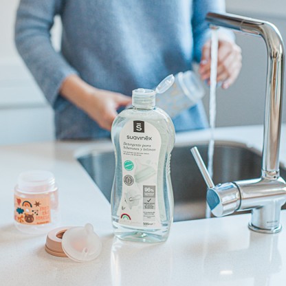 Средство для мытья детской посуды Suavinex 2×500 мл