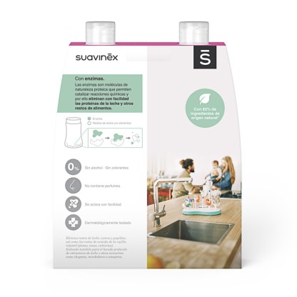 Средство для мытья детской посуды и аксессуаров Suavinex 500 мл
