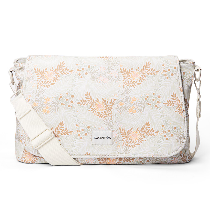 Сумка для мами Suavinex Poetry велика, біла