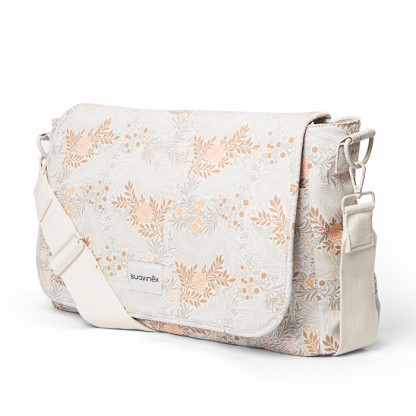 Сумка для мами Suavinex Poetry велика, біла