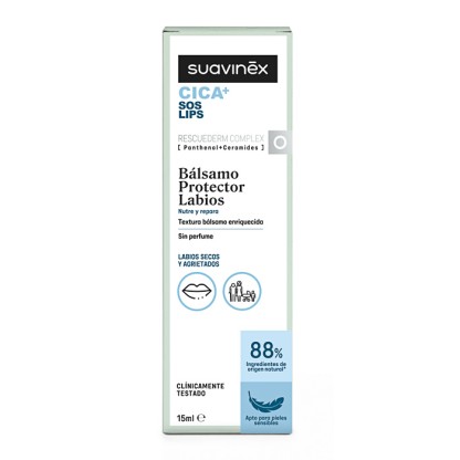 Бальзам для губ Suavinex CICA SOS для всієї родини 15 мл