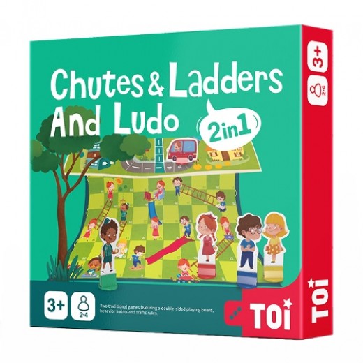 Настільна гра TOI  "Лудо плюс Підйоми та спуски"