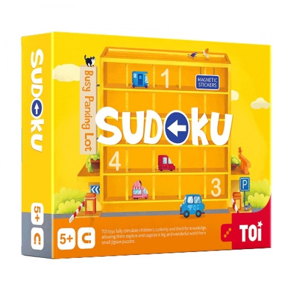 Настольная магнитная игра-судоку TOI "Оживленная парковка"