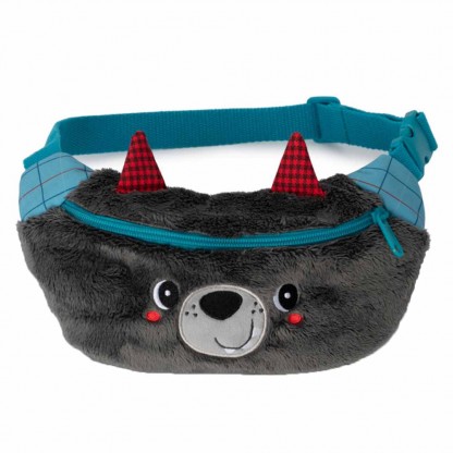 Детская сумочка-бананка Lilliputiens Волк Луи