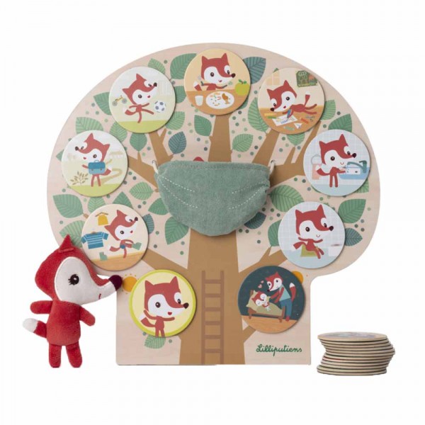 Розвиваюча іграшка на магнітах Lilliputiens Режим дня (83545)