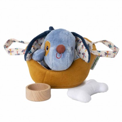 Игровой набор Lilliputiens Собачка Жюль с корзиной