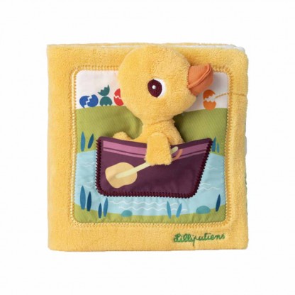 Развивающая мягкая книга Lilliputiens Уточка Гаспард посещает Ферму