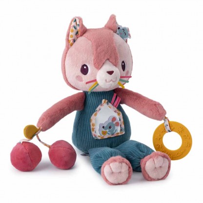 Игрушка с развивающими элементами Lilliputiens Котик Жанетт