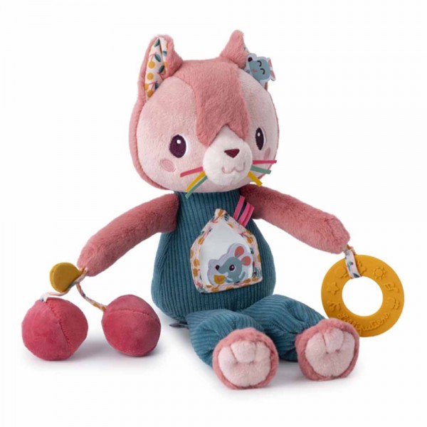 Игрушка с развивающими элементами Lilliputiens Котик Жанетт