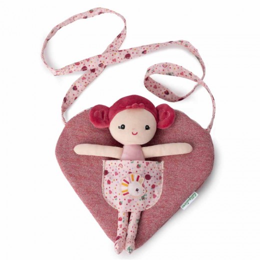 Дитяча сумочка Lilliputiens Серце з лялькою