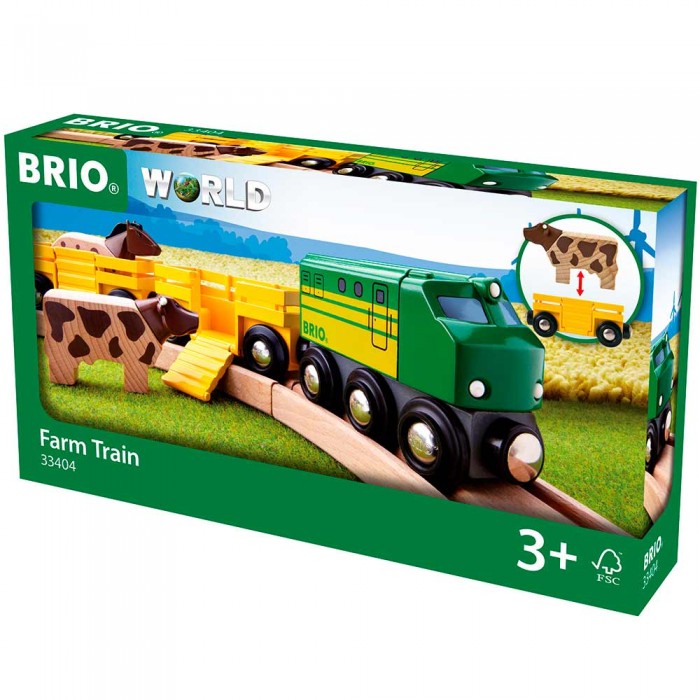Фермерский поезд BRIO для железной дороги 