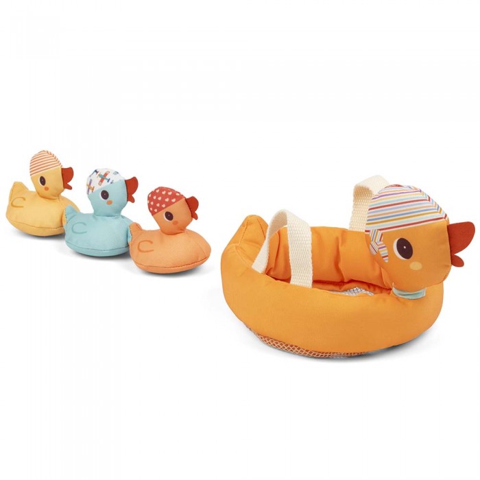 Игрушка для ванной Lilliputiens Мама Утка и ее утята (83580)
