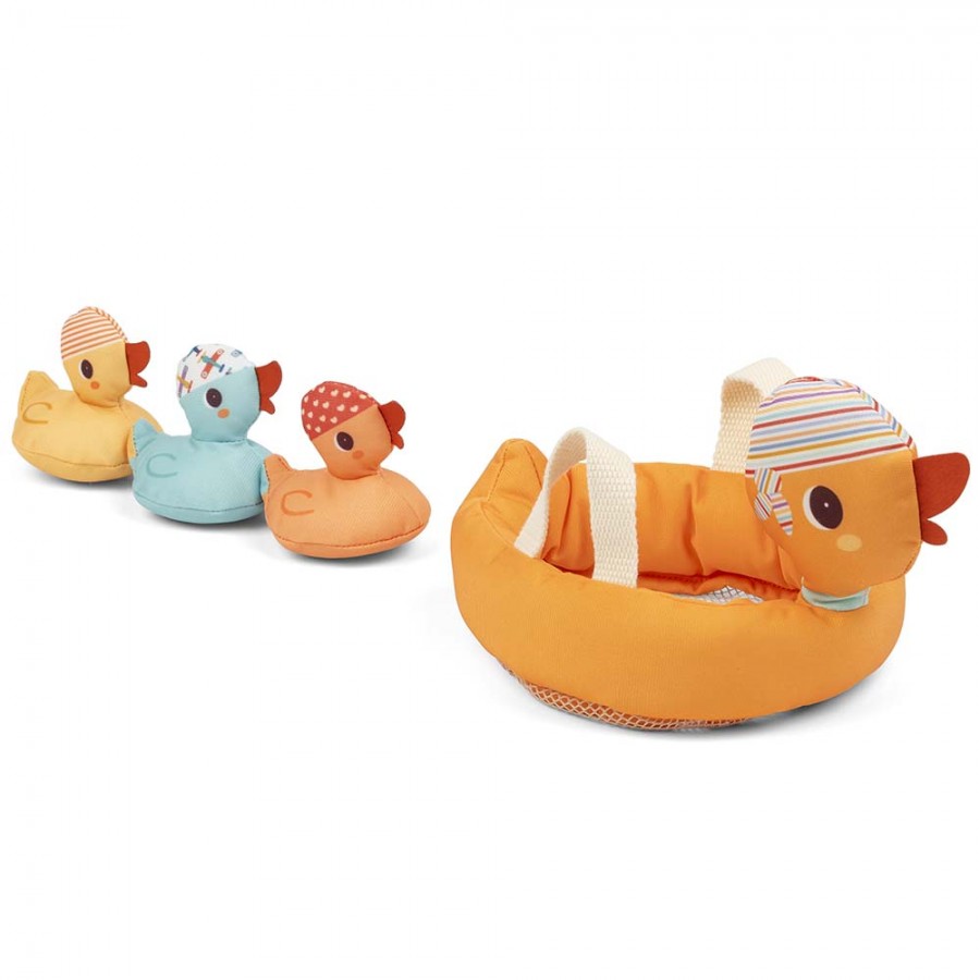 Игрушка для ванной Lilliputiens Мама Утка и ее утята (83580)