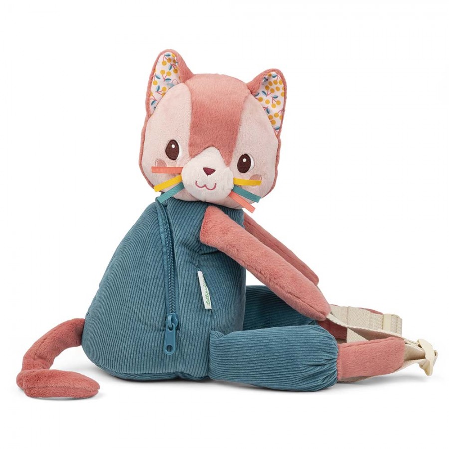 М'який дитячий рюкзак Lilliputiens Котик Жанетт (84487)