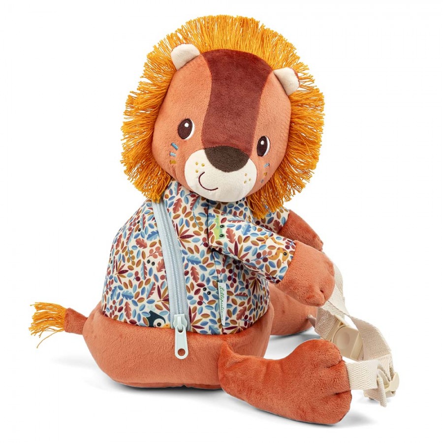 Мягкий детский рюкзак Lilliputiens Лев Джек (84489)