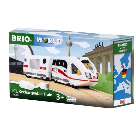 Поезд для железной дороги BRIO ICE c USB подзарядкой