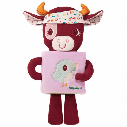 М'яка книга Lilliputiens Корівка Розалі (світиться у темряві) 