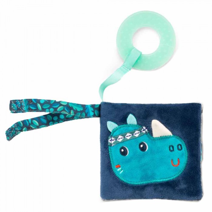 Мягкая маленькая книга Lilliputiens Носорог Мариус 