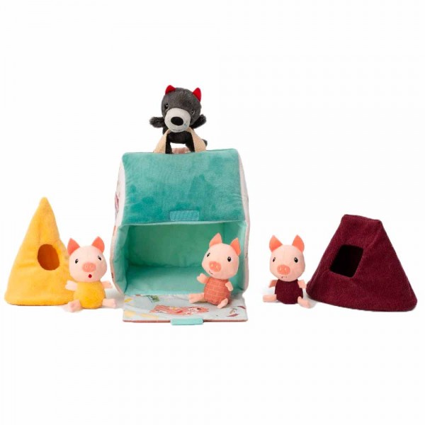 Ігровий набір Lilliputiens Вовк і три порося (83490)