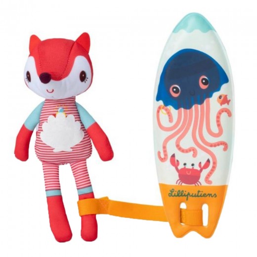 Іграшка для ванної Lilliputiens Серфер Лисичка Аліса (83542)