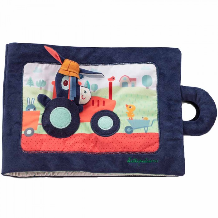 Розвиваюча м'яка книга Lilliputiens Віслюк Ігнасій на Фермі