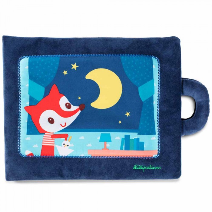 Развивающая мягкая книга Lilliputiens Спокойной ночи, Лисичка 