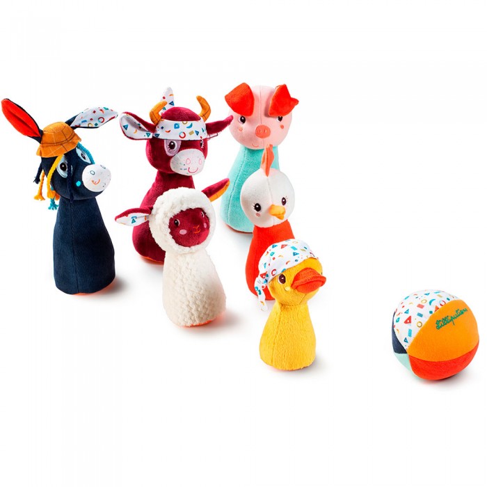 Набор для детского боулинга Lilliputiens Ферма, new