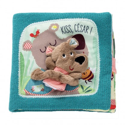 Розвиваюча м'яка книга Lilliputiens Цезарю, поцілуй! 