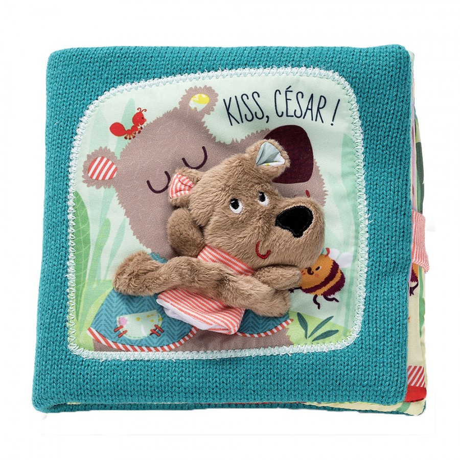 Розвиваюча м'яка книга Lilliputiens Цезарю, поцілуй! 