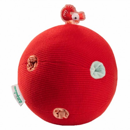Мяч с погремушкой Lilliputiens Курочка Полетт