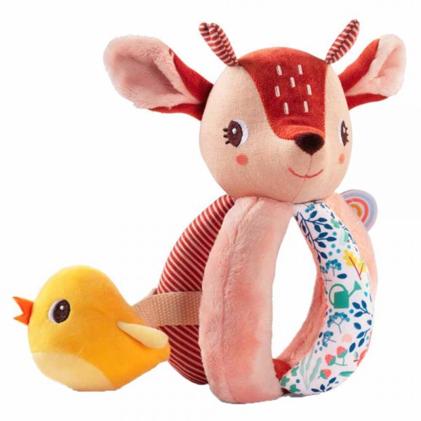 Брязкальце з ручками Lilliputiens Оленя Стелла