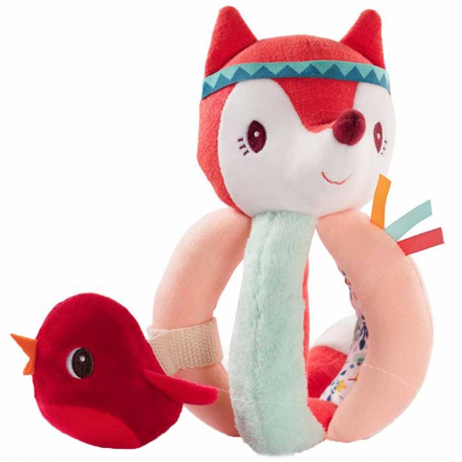 Брязкальце з ручками Lilliputiens Лисичка Аліса 