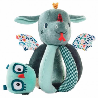 Погремушка с ручками Lilliputiens Дракончик Джо