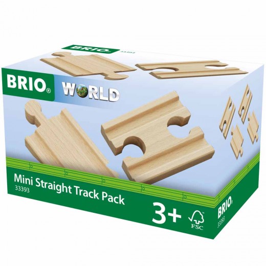 Набір коротких прямих рейок для залізниці BRIO