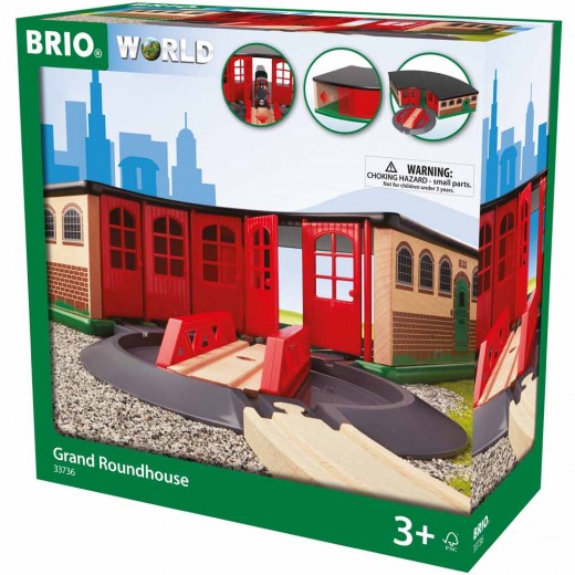 Большое депо для железной дороги BRIO