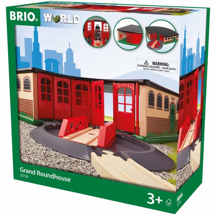 Большое депо для железной дороги BRIO