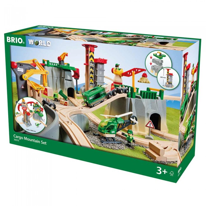 Дитяча залізниця BRIO Великий вантажний пункт на горі 36010