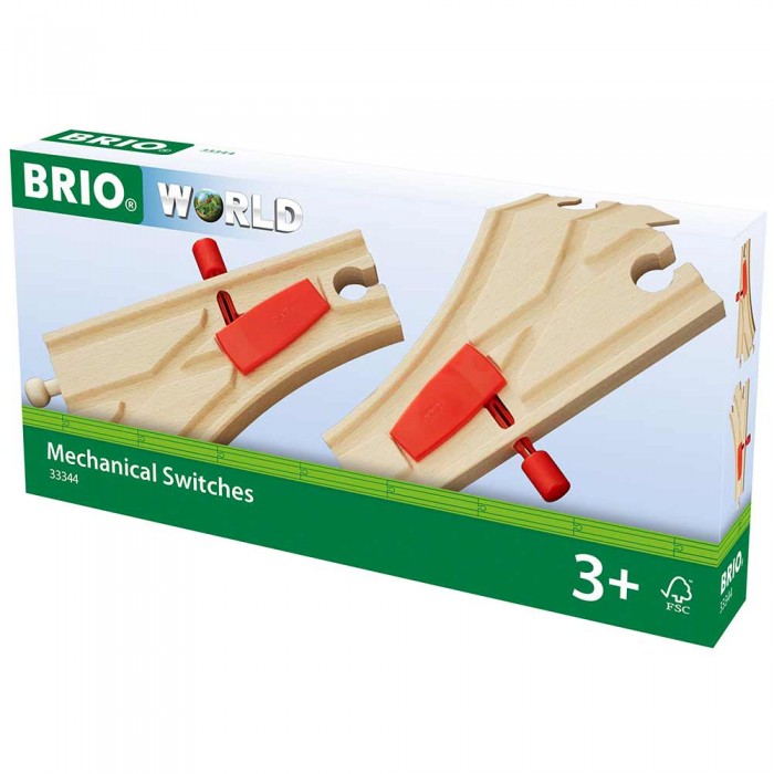 Стрілки з механізмом для залізниці BRIO