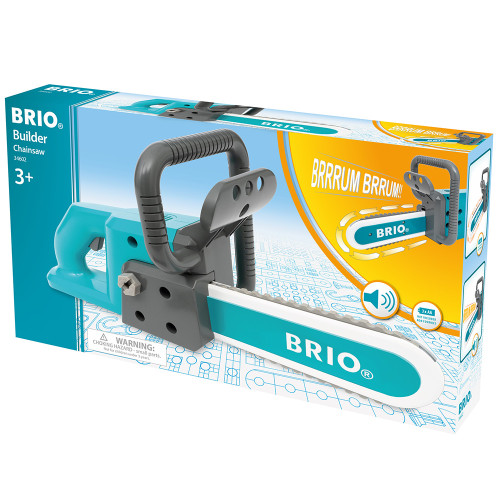 Дитяча бензопила на батарейках BRIO Builder (34602)