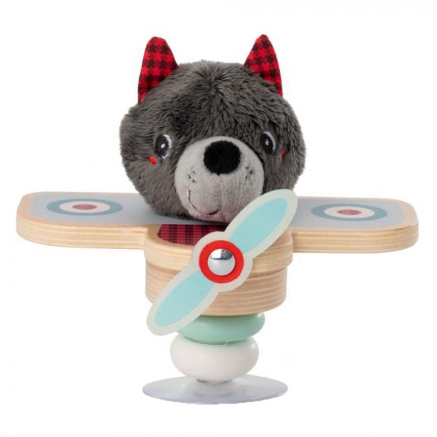 Брязкальце на присосці Lilliputiens Пілот Вовк Луї