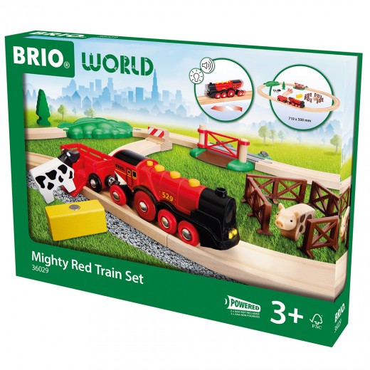 Детская железная дорога BRIO с Могучим локомотивом
