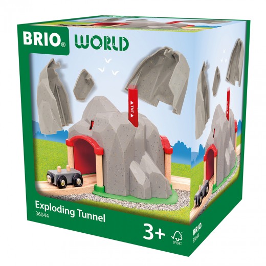 Взрывающийся туннель для железной дороги BRIO